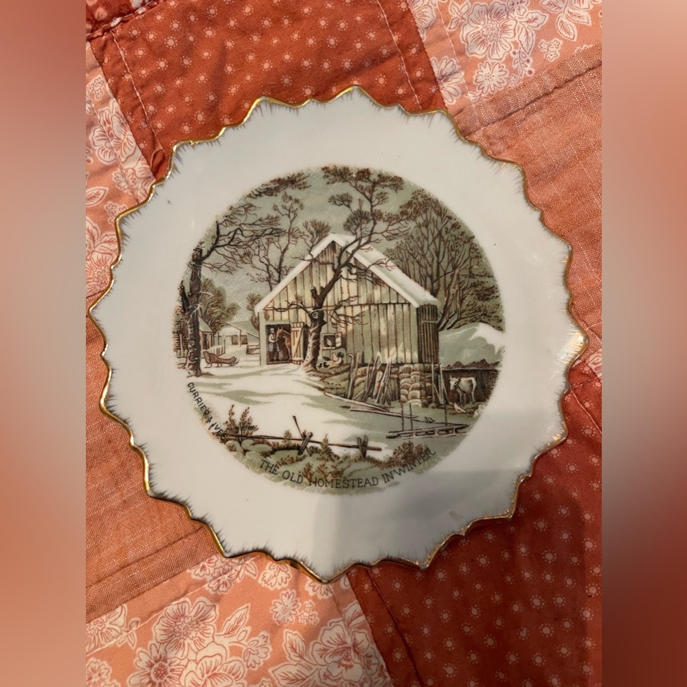 Vintage plate